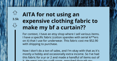 Boyfriend Requests Curtain From His Girlfriend's Store, Gets Mad After She Demands Payment