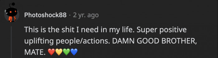 OP is the perfect support system for his brother