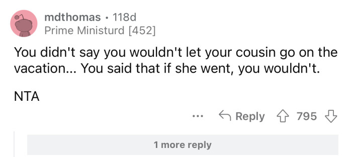 Those are two completely different statements.