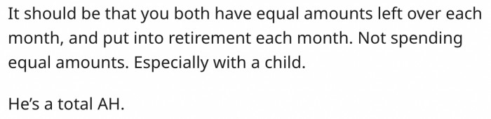 19. They shouldn't contribute the same amount.