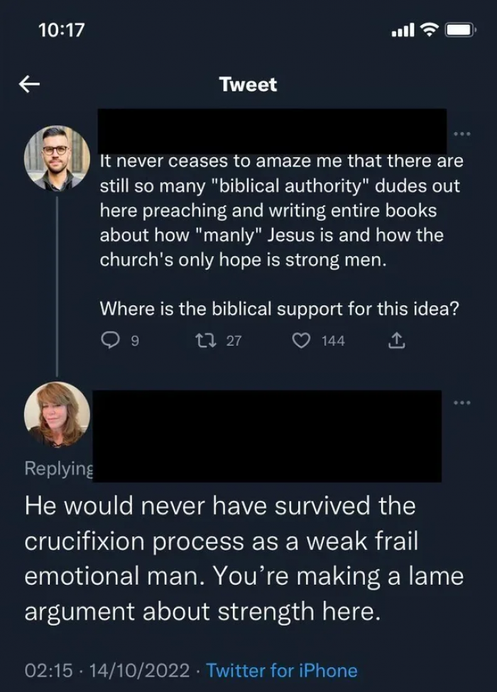 9. Making a weak argument about strength