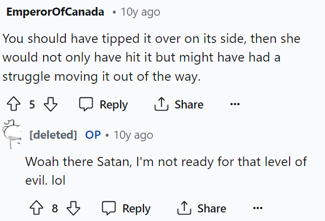 This is actually kind of hilarious because just when you thought you'd heard it all, this person took it to the next level.