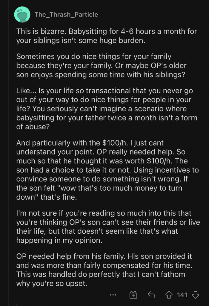 There is no reason to get this upset.