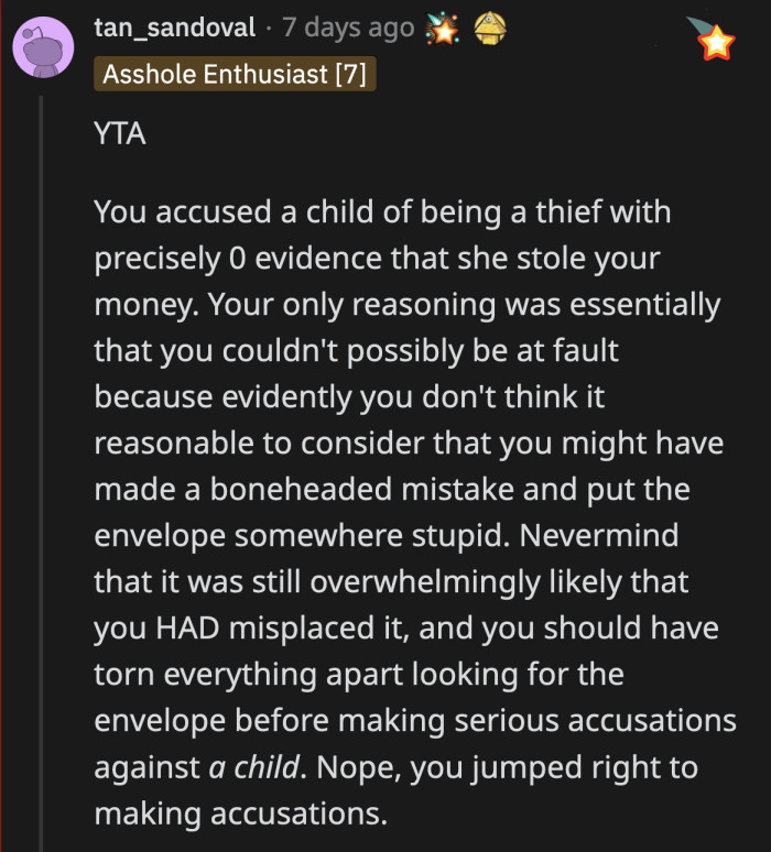 OP verbally attacked a teenager outside of his home and felt it was justified.