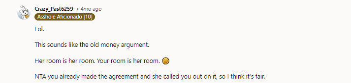 NTA, you already made the agreement.