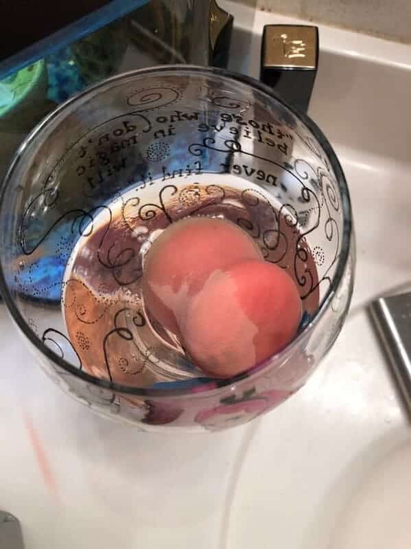 22. “Accidentally knocked my makeup sponge into my wine.”