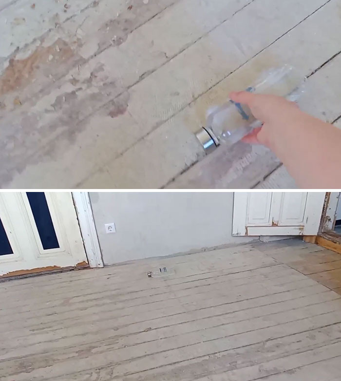 39. The Floor Of My Sibling's New Apartment Is Just A Tiny Bit Uneven