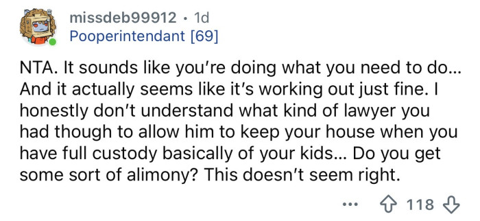 You’re doing what you need to do.