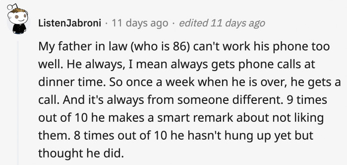 26. Yet he still gets calls!