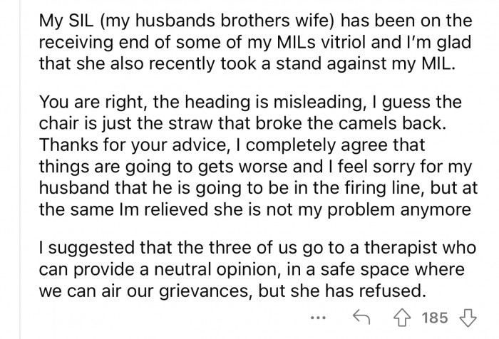 Therapy could be a suitable solution to this problem.