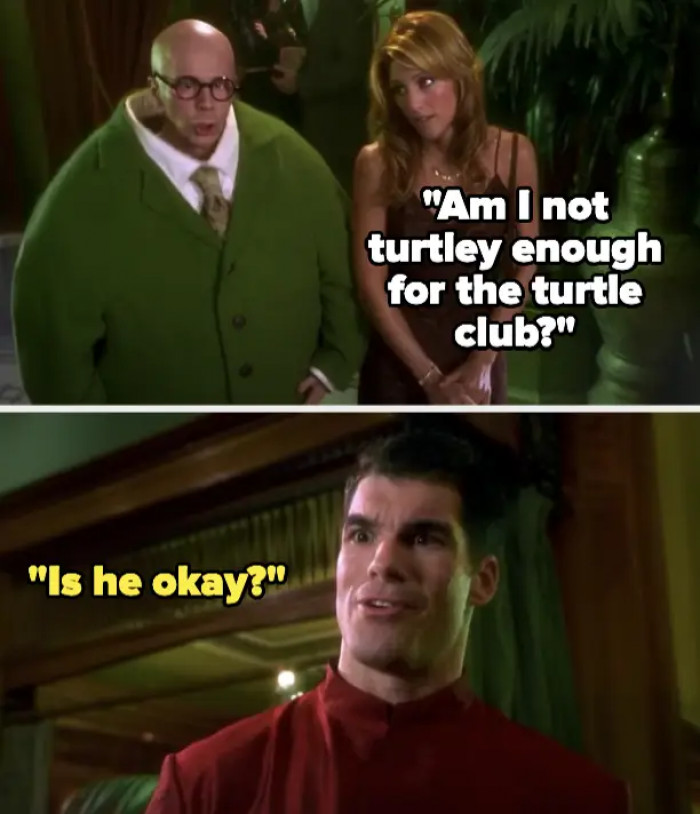 13. The Whole Turtle Club Scene from Master of Disguise