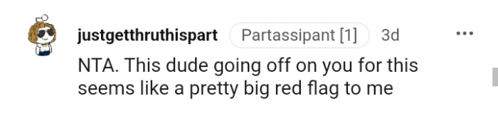 And the comments from other Redditors roll in...