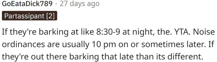 The timing is important