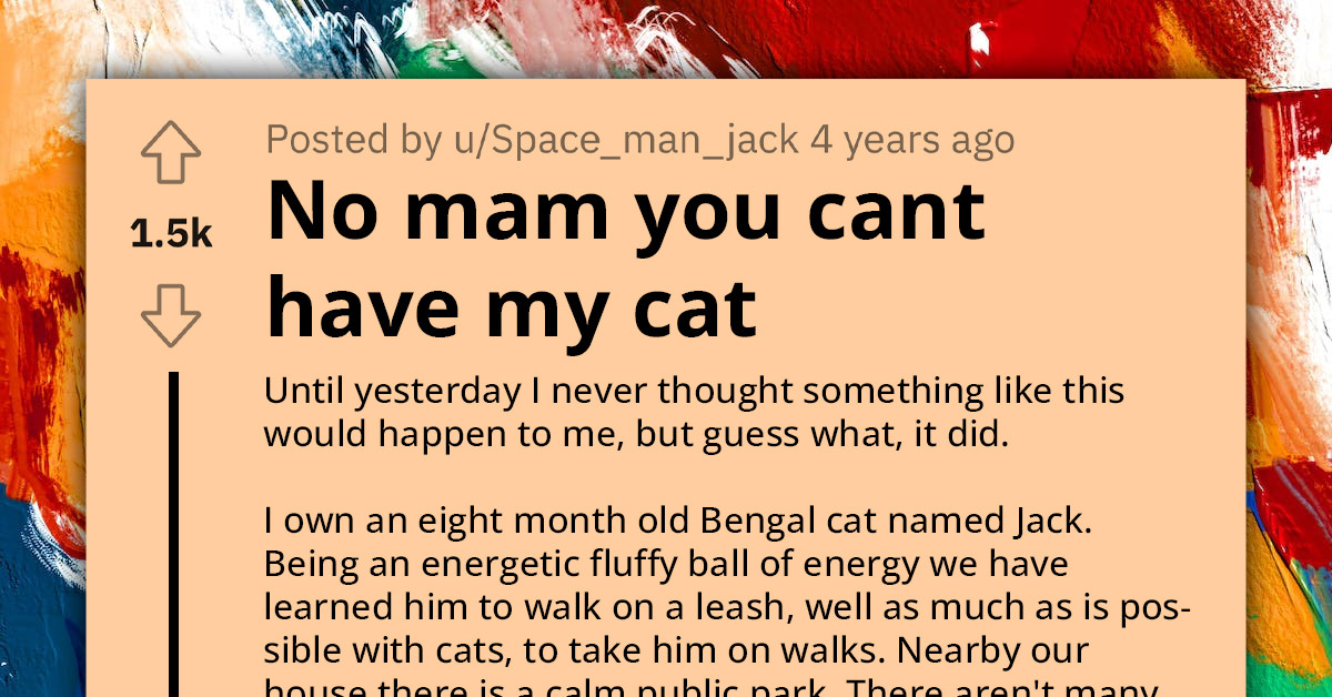 Redditor Left Stunned As Strange Woman Attempts To Forcefully Acquire Their Cat For Her Daughter’s Birthday Present