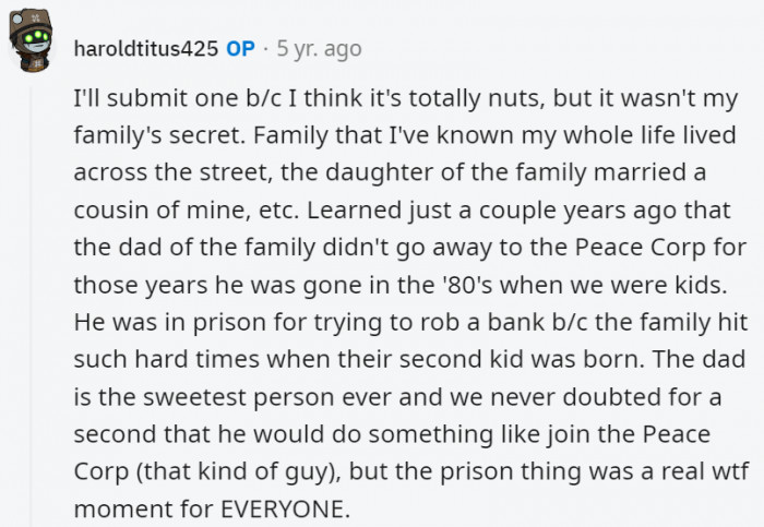 27. Some of the sweetest people on Earth can be driven to commit a crime out of desperation for the people they love