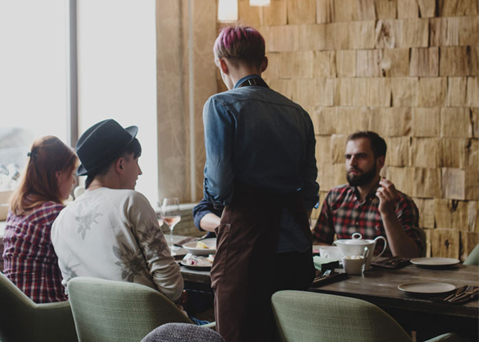 7. Bashing or being rude to service staff.