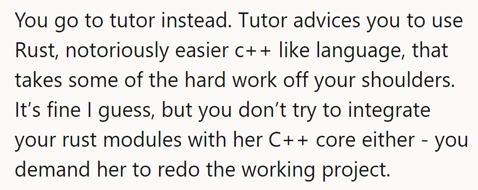 When in doubt, blame the languages. Rust vs. C++: the ultimate showdown.