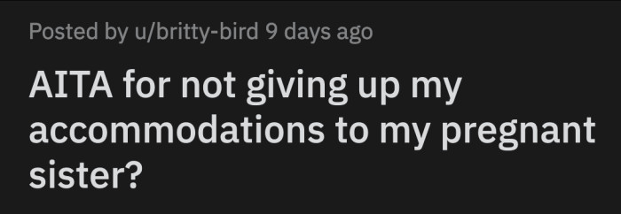 She told everyone that she took a pregnancy test that morning and found out that she is pregnant