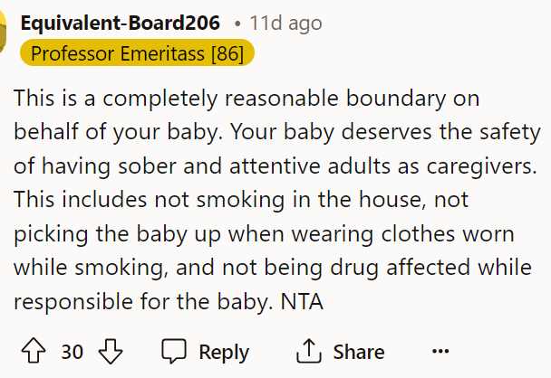 5. This is absolutely a reasonable boundary to set, and we're not sure why her boyfriend doesn't really understand that.