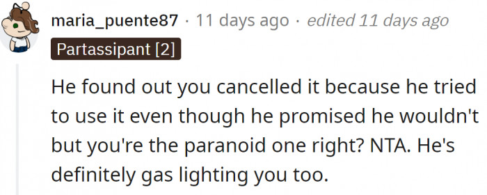 His promise was short-lived