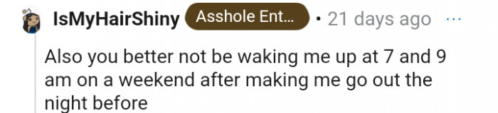 When waking up becomes a chore