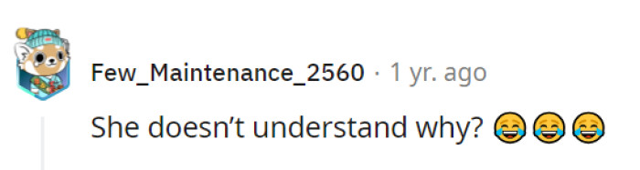 Time to give her a reality check!