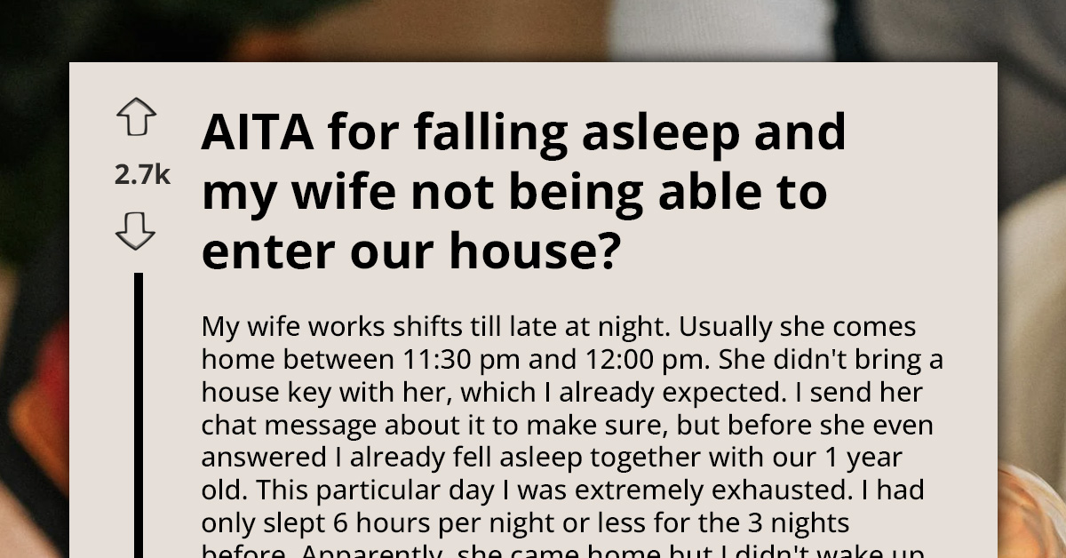 After Being Locked Out, a Wife Chooses to Spend the Night Back at the Office