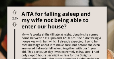 After Being Locked Out, a Wife Chooses to Spend the Night Back at the Office