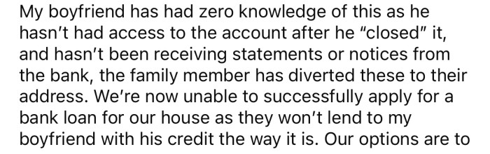 The boyfriend was as shocked as OP after this discovery.