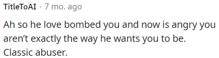 Typical Abusive Behavior