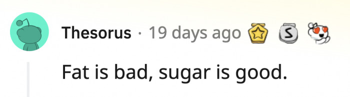 7. It's about balance and knowing what's good for your body