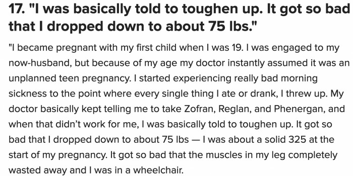 17. The stark contrast in how she was treated...