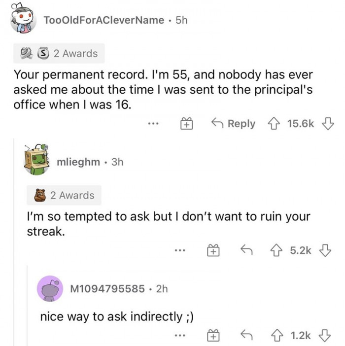 I definitely feel like this is something that was warned about, as if we'd have to send it in with our resume.