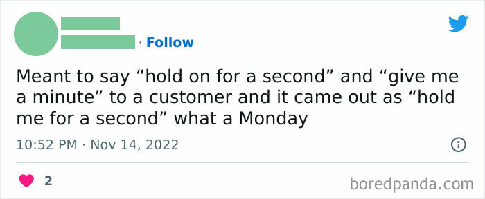 9. Hold me for a second