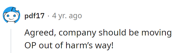 Safety first, drama second.