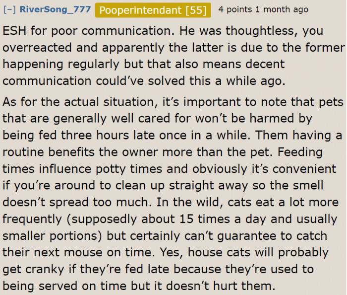 Poor communication is the problem between this couple, according to this Redditor.