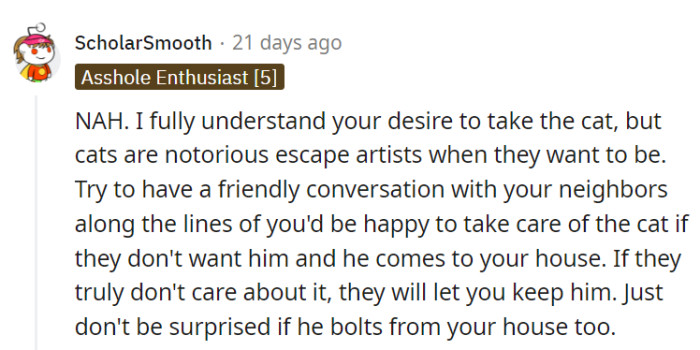 Escape artists all the way.