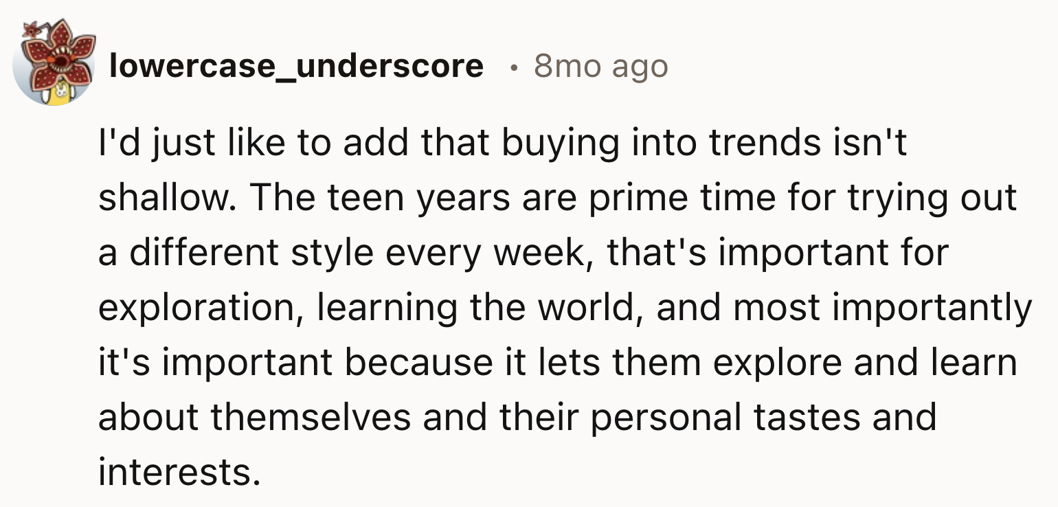 Getting Into Fashion Is Not Shallow