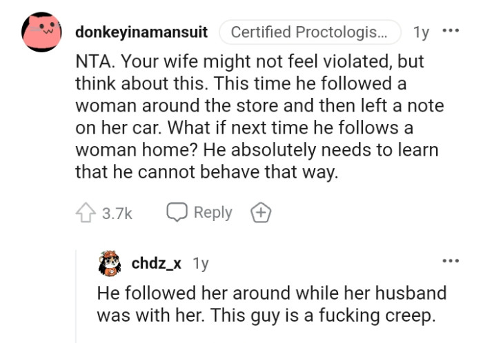 He absolutely needs to learn that he cannot behave that way