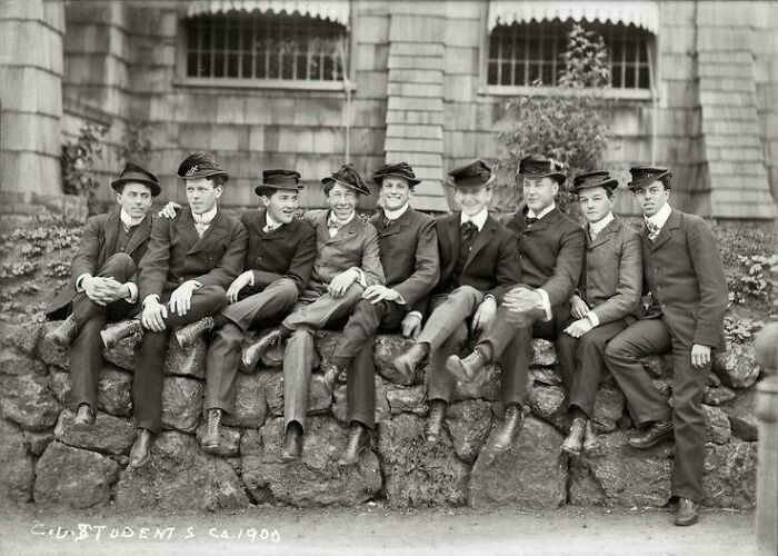 "Students At The University Of California, Berkeley, 1900"