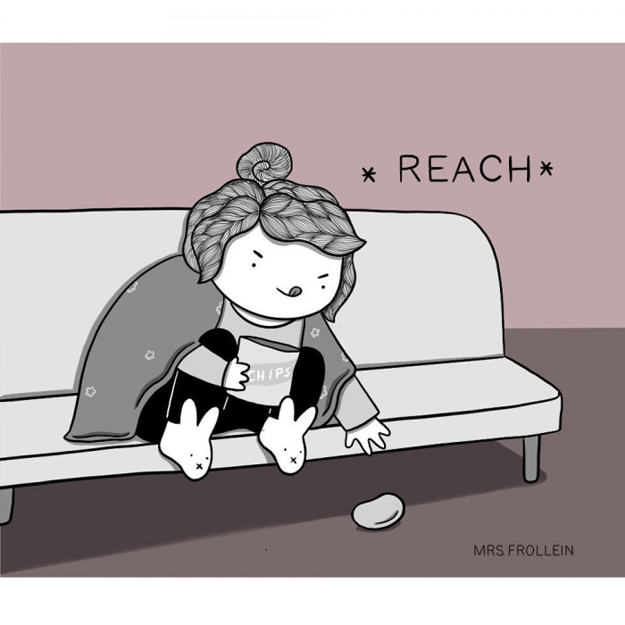 10. So you try to pick it up.