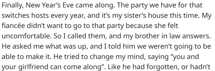 Then, New Year came along