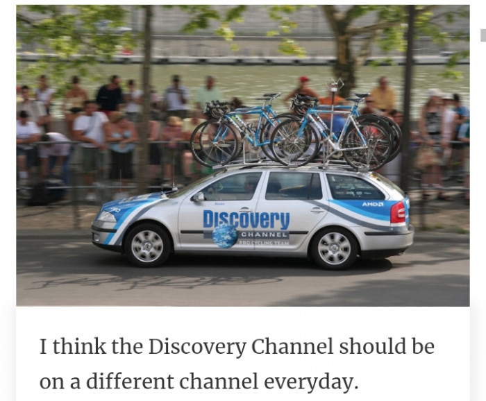 10. The Discovery Channel