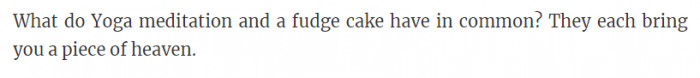 50. Don't you want a piece of heaven?
