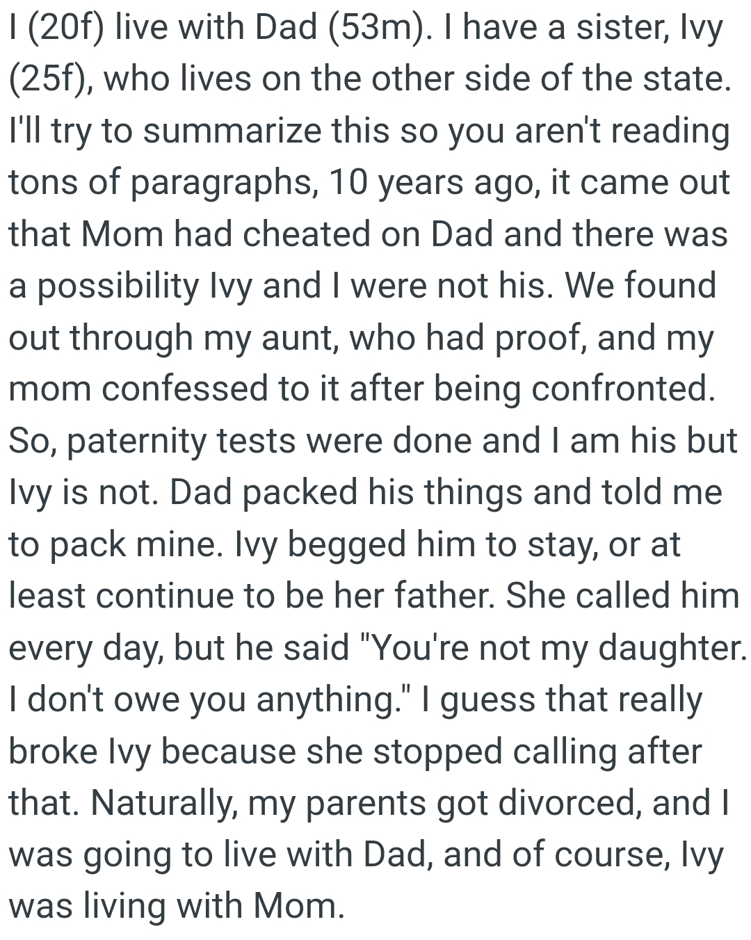 And the story begins...