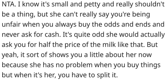 The incident should open his eyes to see her in a new light.