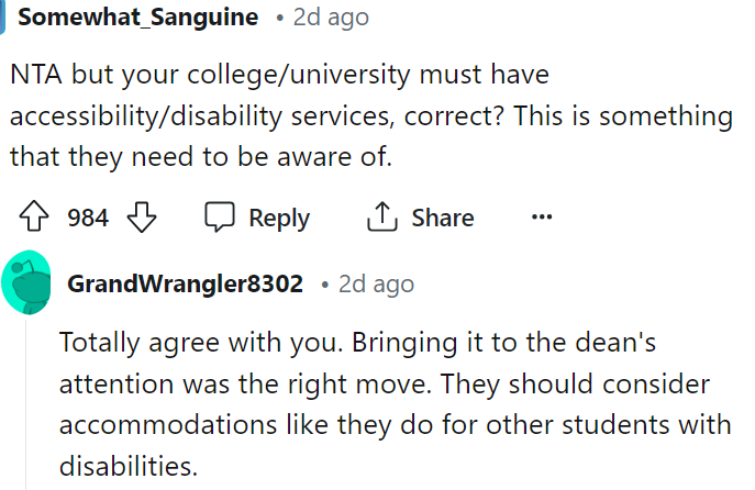 This is absolutely something that teachers should be aware of, given the many disabilities that can enter their campus.