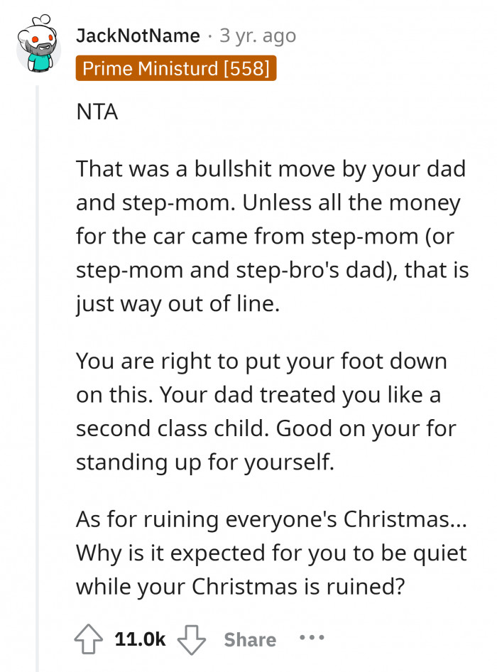 Making them feel what you feel is just fair.