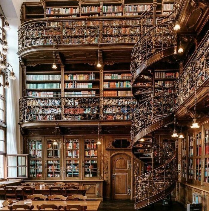 "Give Me Books And Beautiful Woodwork"