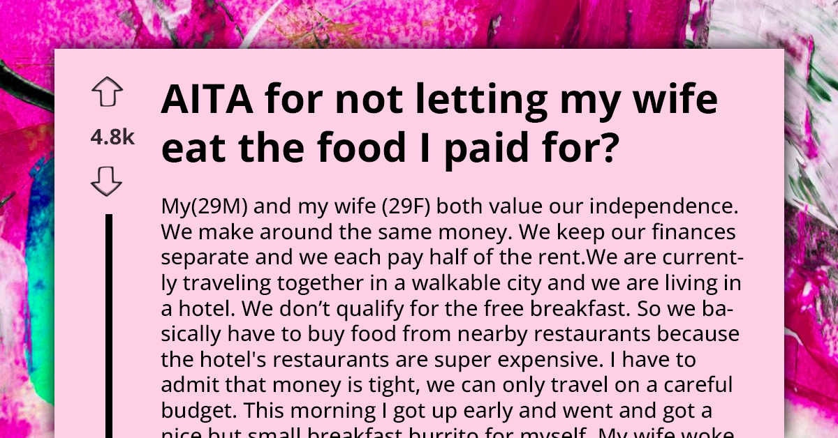 Married Penny-Pinching Couple Goes On Vacation And Quarrels Over Food, Each Saving Their Own Money